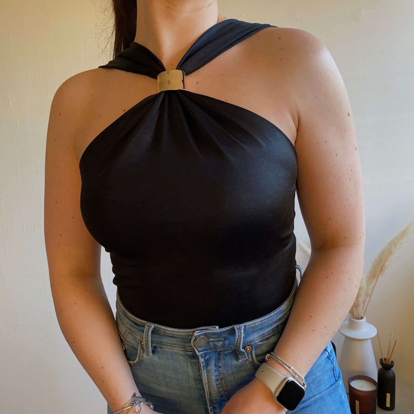 Faye top | Zwart