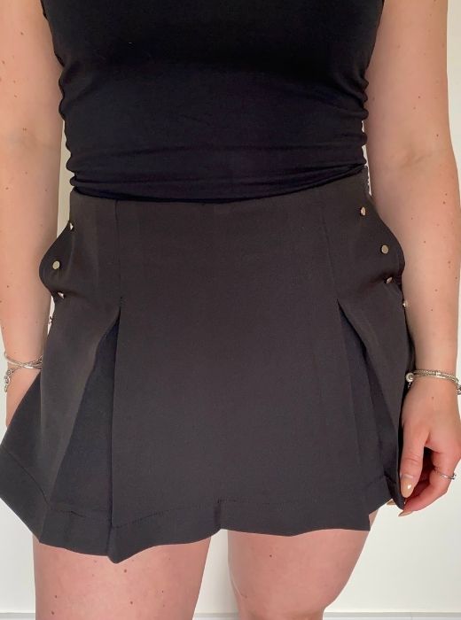 Lize skort Zwart