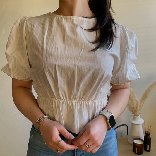 Anna top | Wit