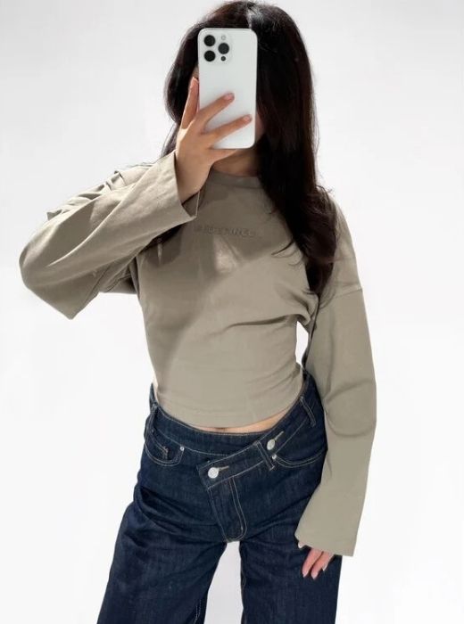 Redefined Long Sleeve Taupe