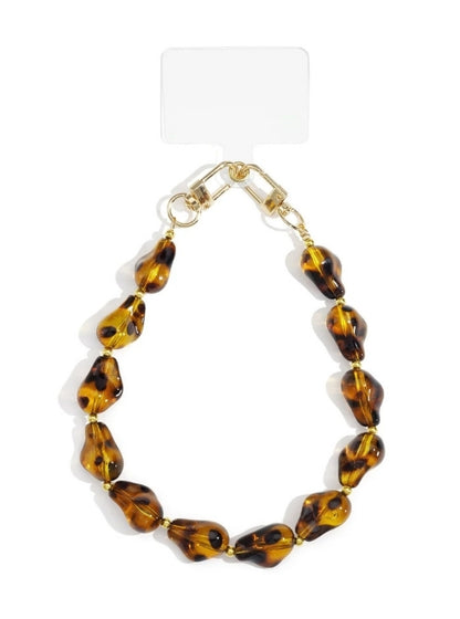 Telefoonkoord stone bruin