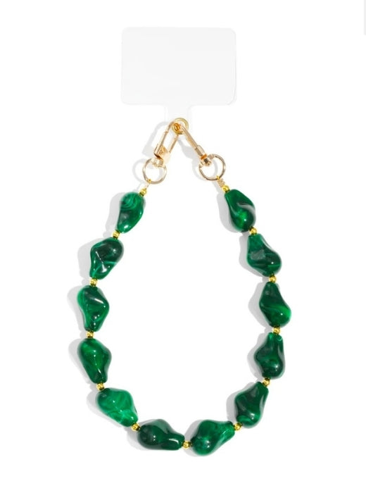 Telefoonkoord stone groen